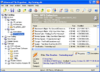 Advanced File Organizer - disk catalog software to organize your disk collection